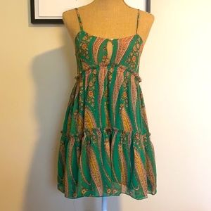 Urban Outfitters XS Bright Green Dress with Straps